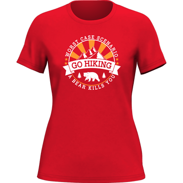 Hiking Worst Case Scenario T-Shirt for Women
